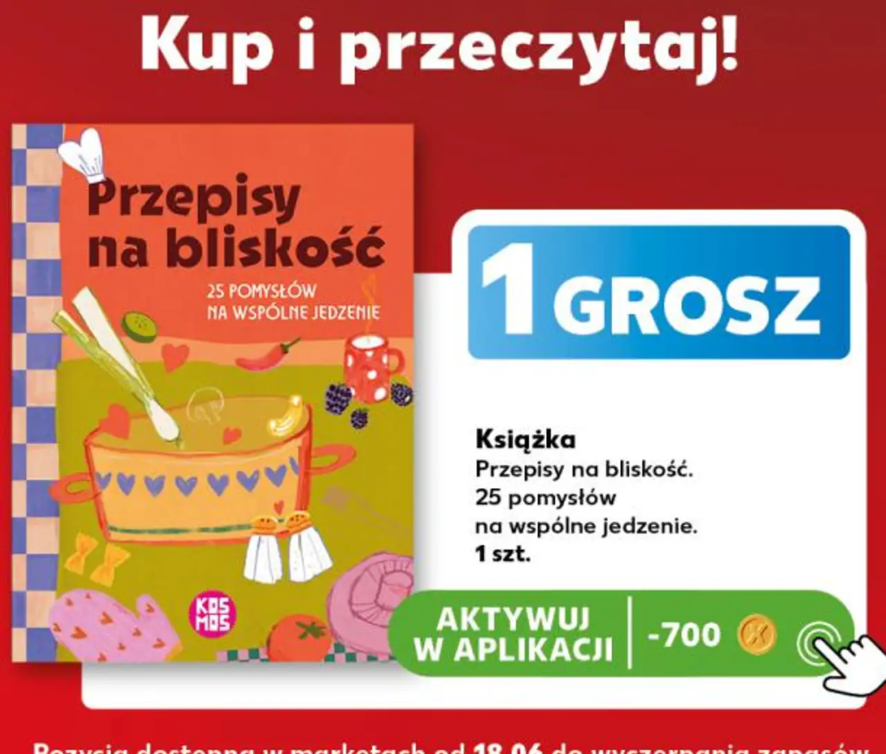 Książka Przepisy na bliskość. 25 pomysłów na wspólne jedzenie