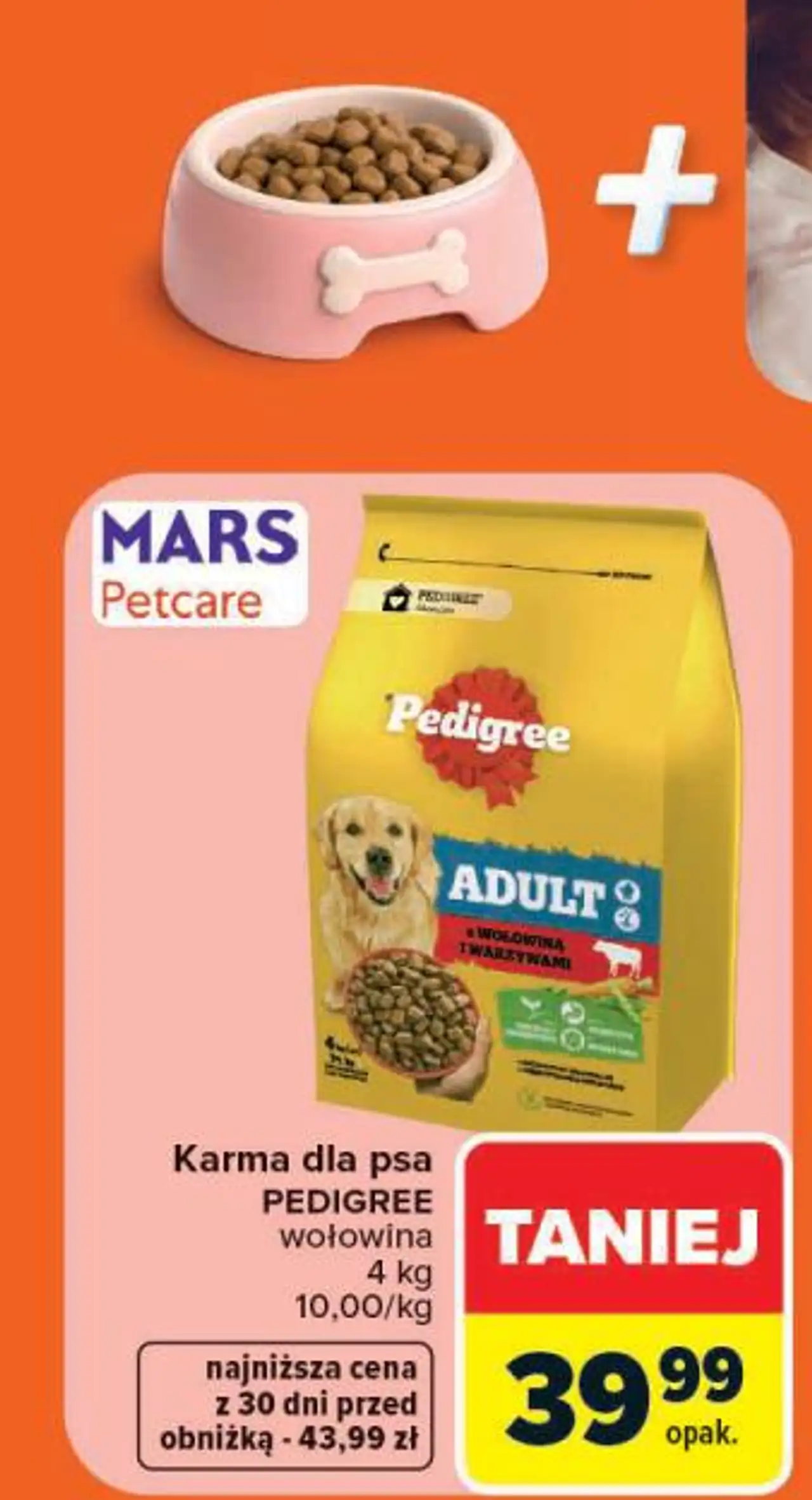 Karma dla psa PEDIGREE wołowina
