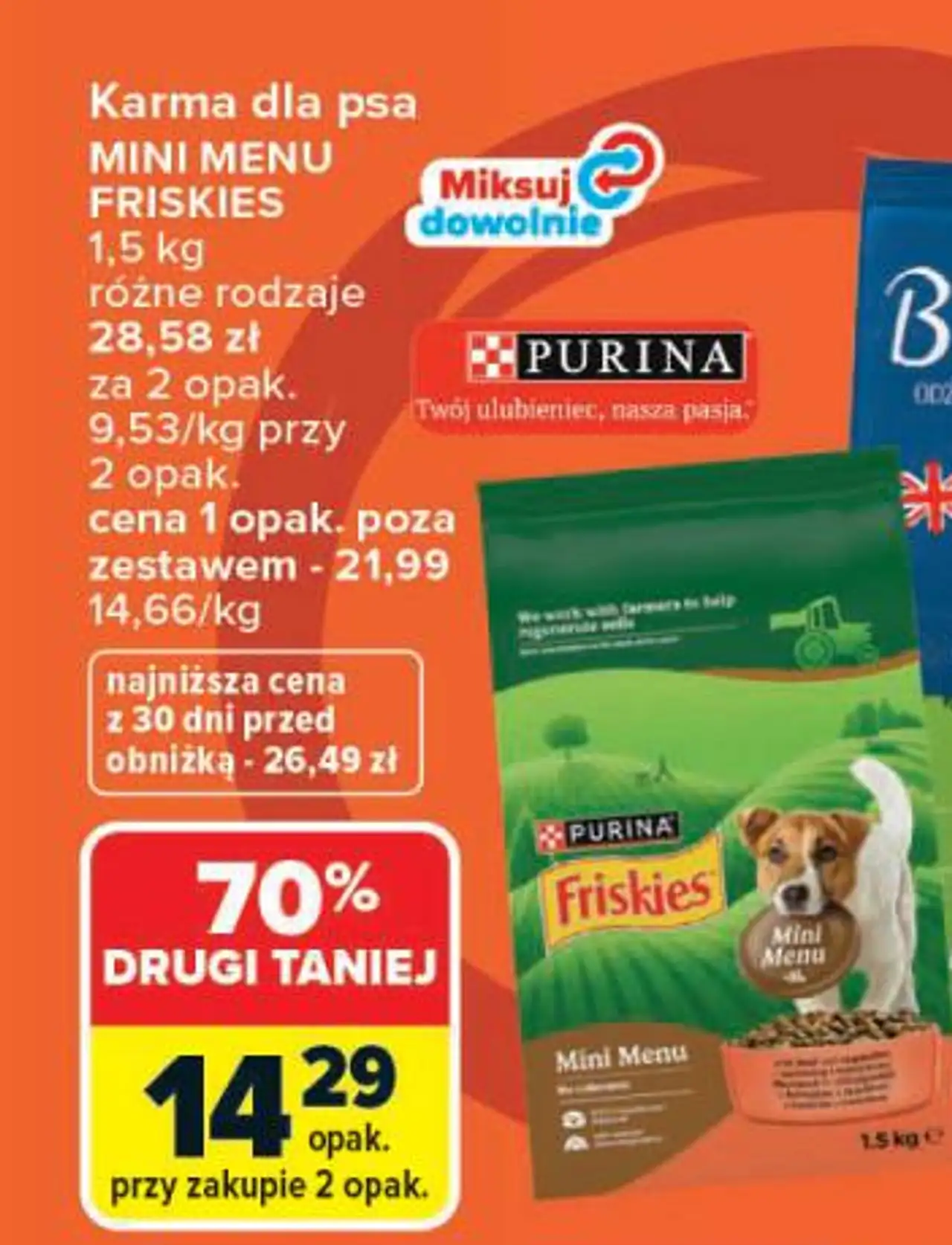 Karma dla psa MINI MENU FRISKIES