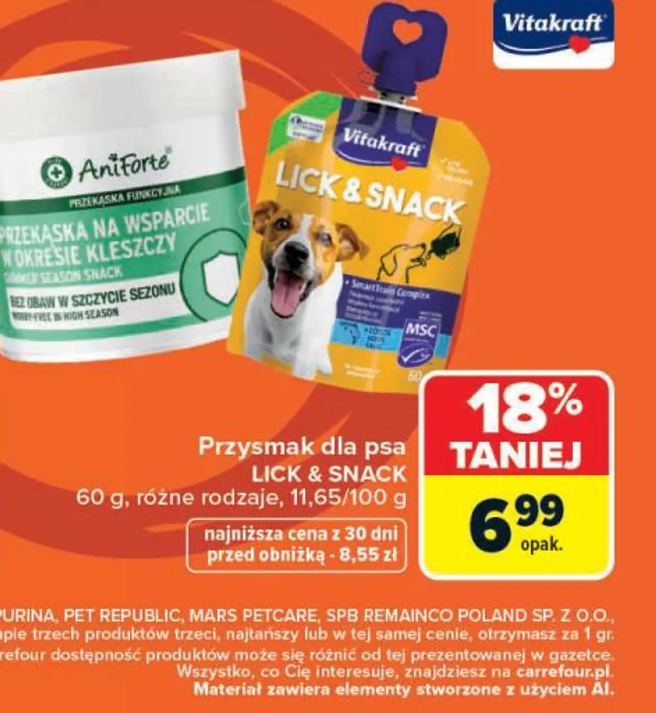 Przysmak dla psa LICK & SNACK