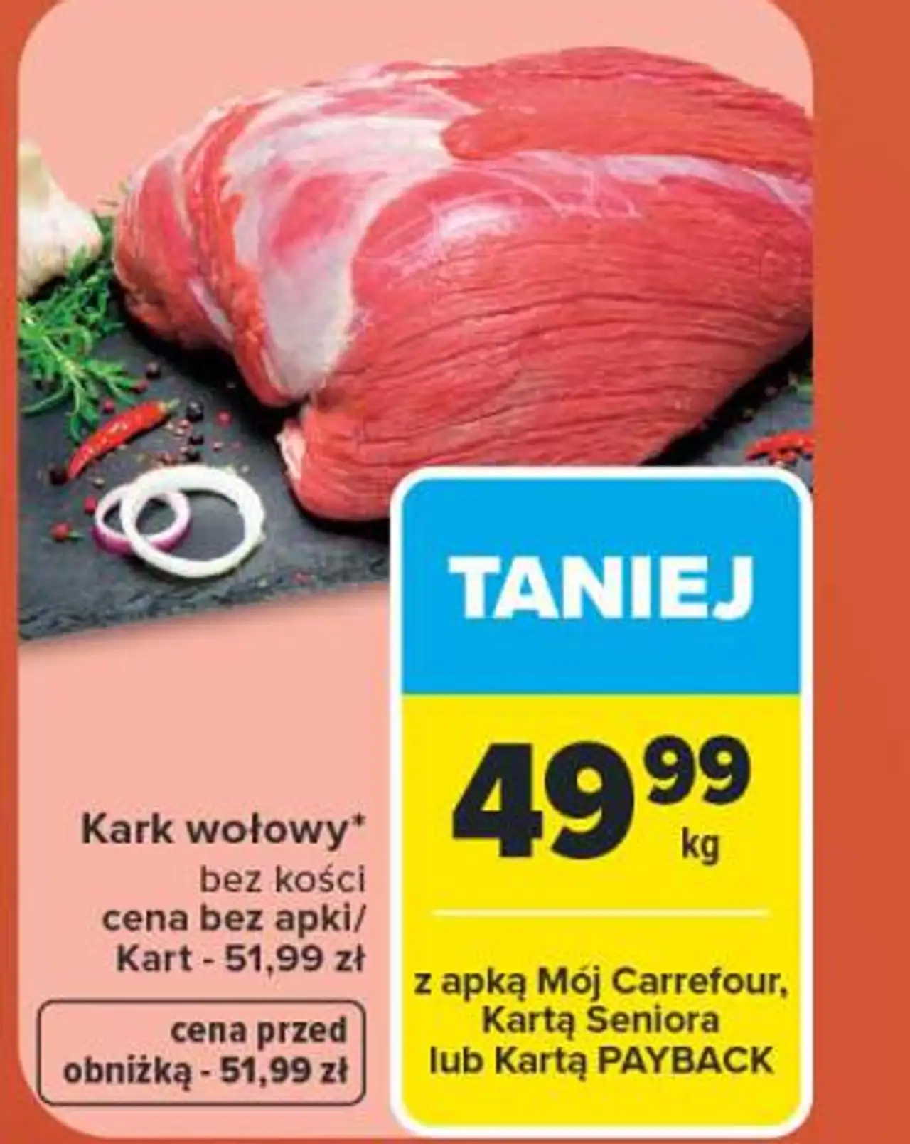 Kark wołowy bez kości