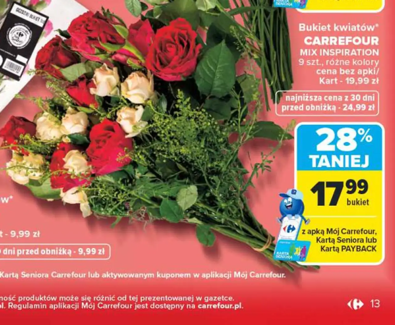 Bukiet kwiatów CARREFOUR MIX INSPIRATION