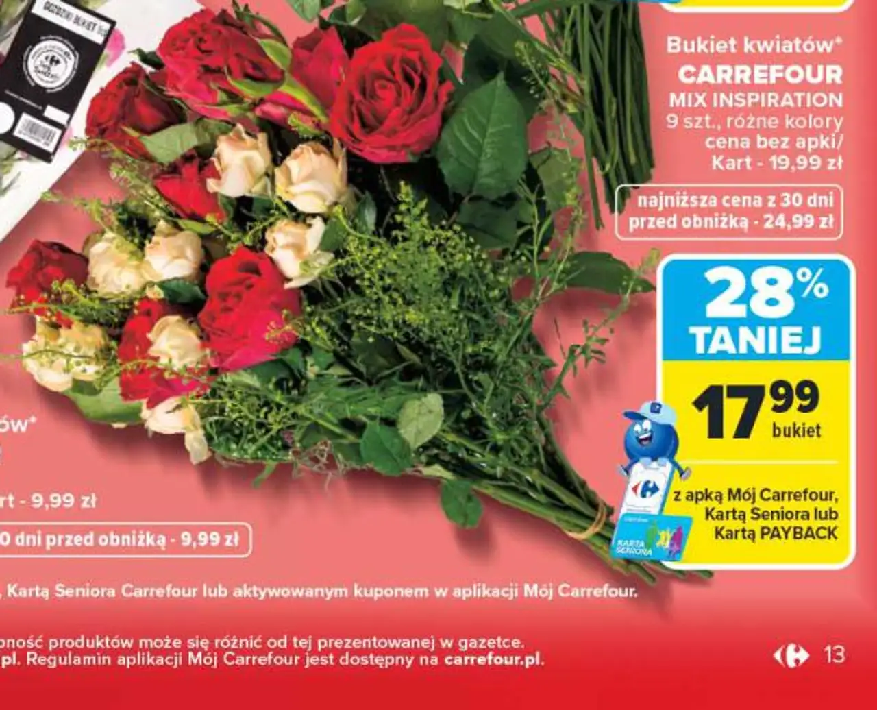 Bukiet kwiatów CARREFOUR MIX INSPIRATION