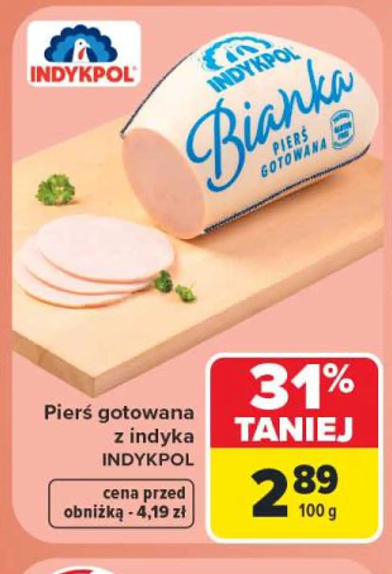 Pierś gotowana z indyka INDYKPOL Bianka