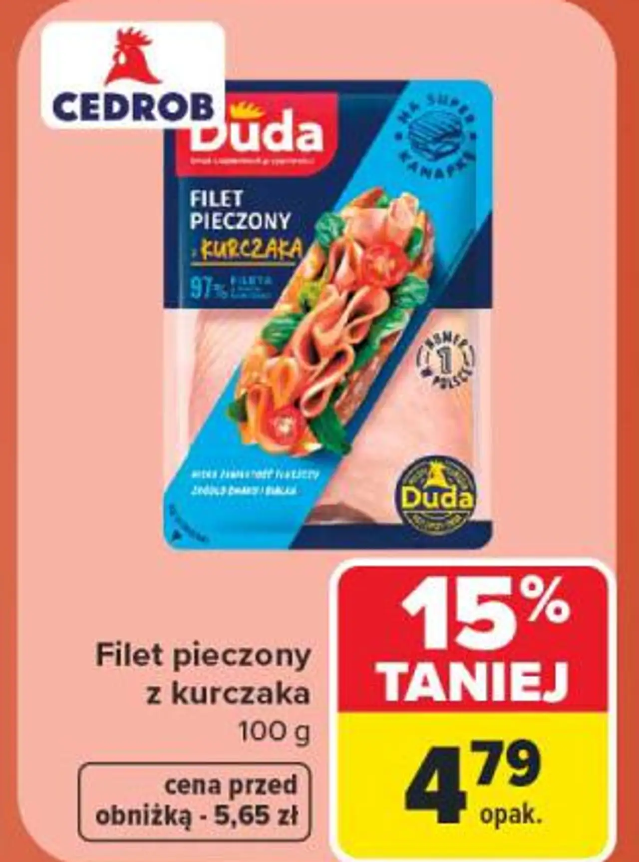 Filet pieczony z kurczaka Duda