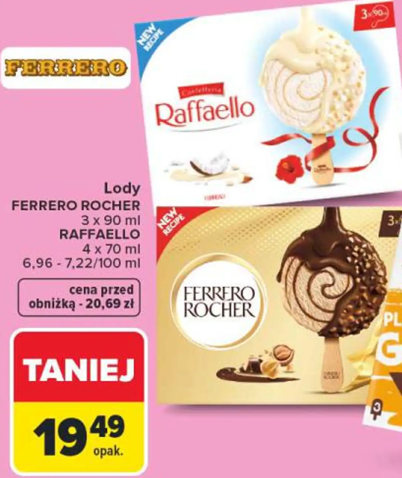 Lody FERRERO ROCHER, RAFFAELLO
