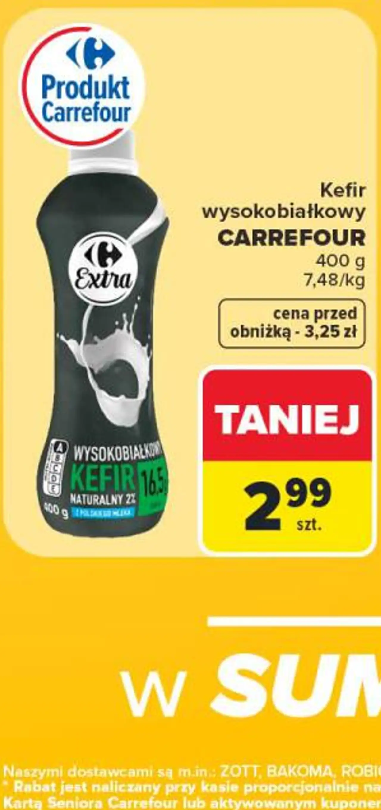Kefir wysokobiałkowy CARREFOUR