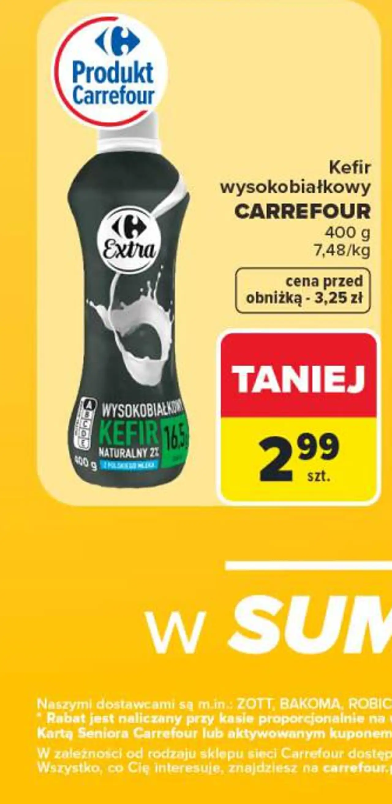 Kefir wysokobiałkowy CARREFOUR