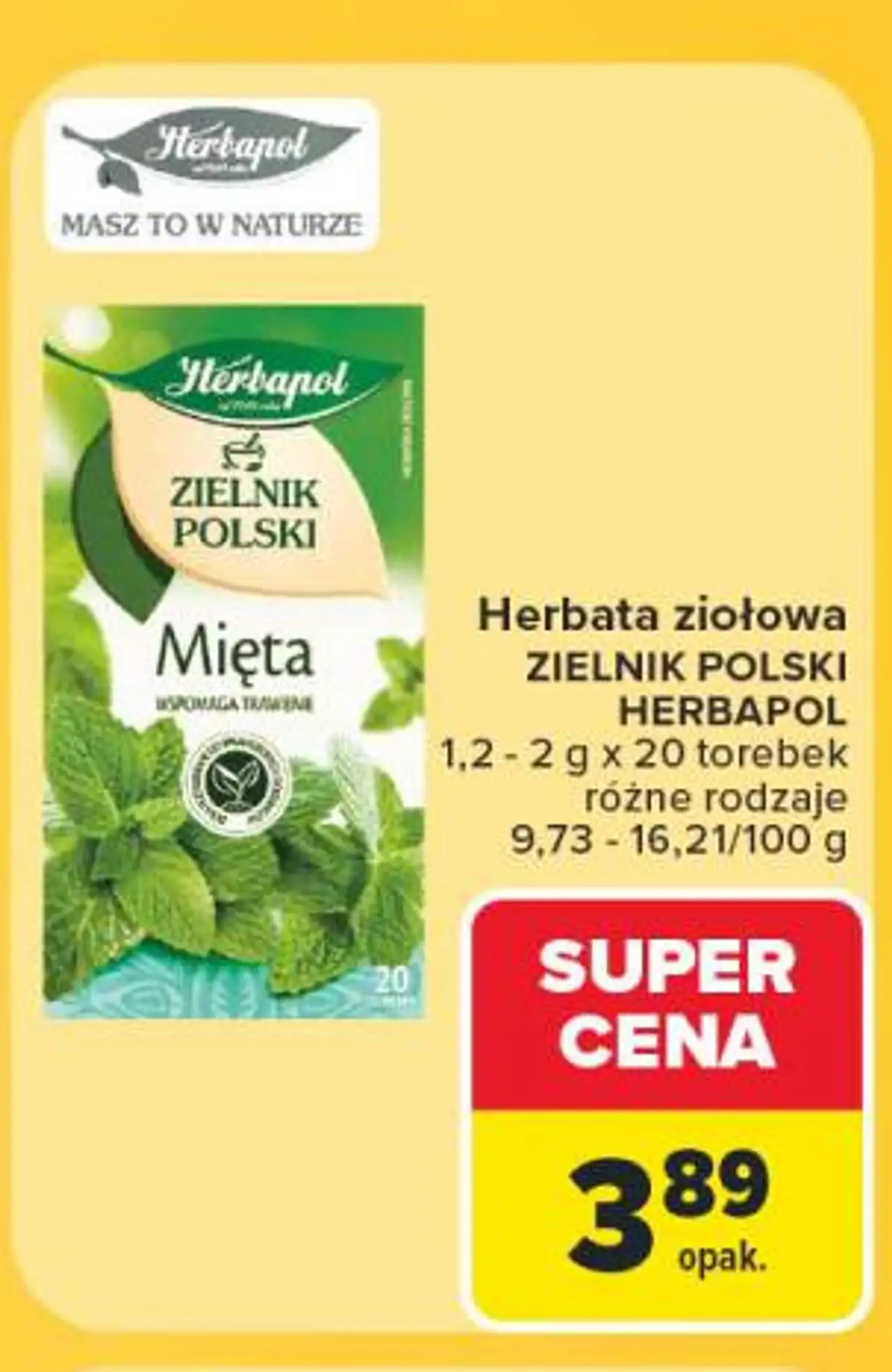 Herbata ziołowa Herbapol Zielnik Polski