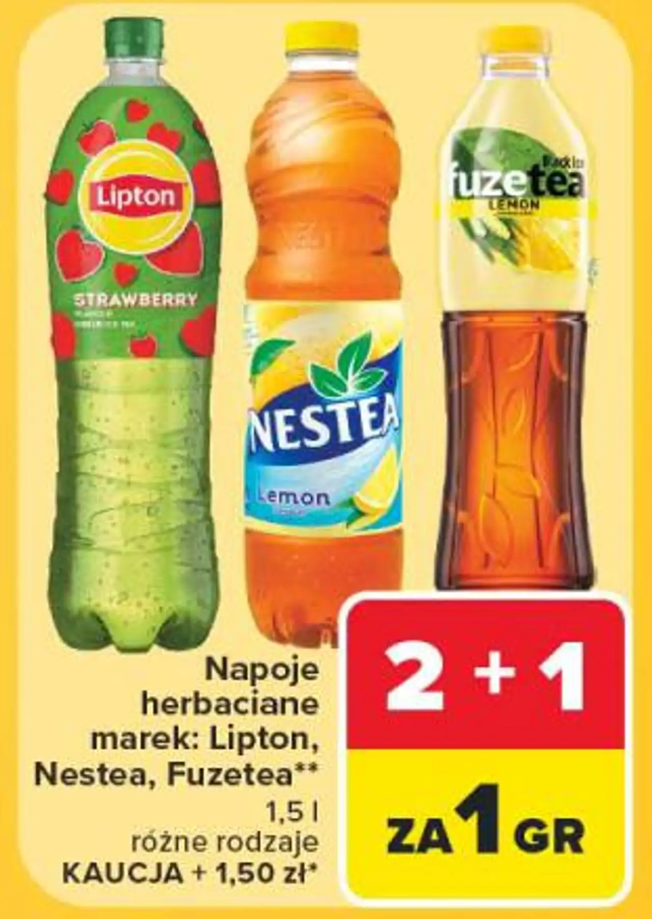 Napoje herbaciane Lipton, Nestea, Fuzetea