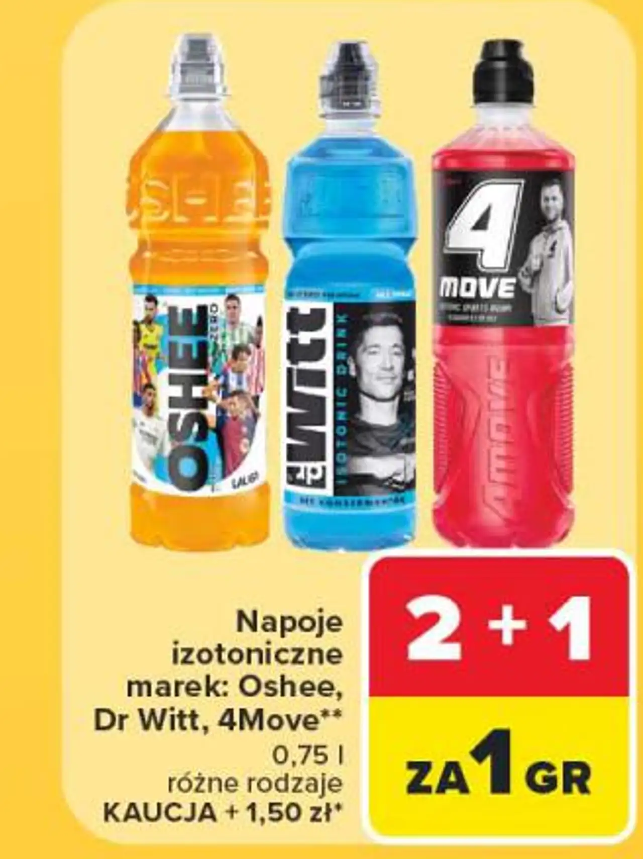 Napoje izotoniczne Oshee, Dr Witt, 4Move