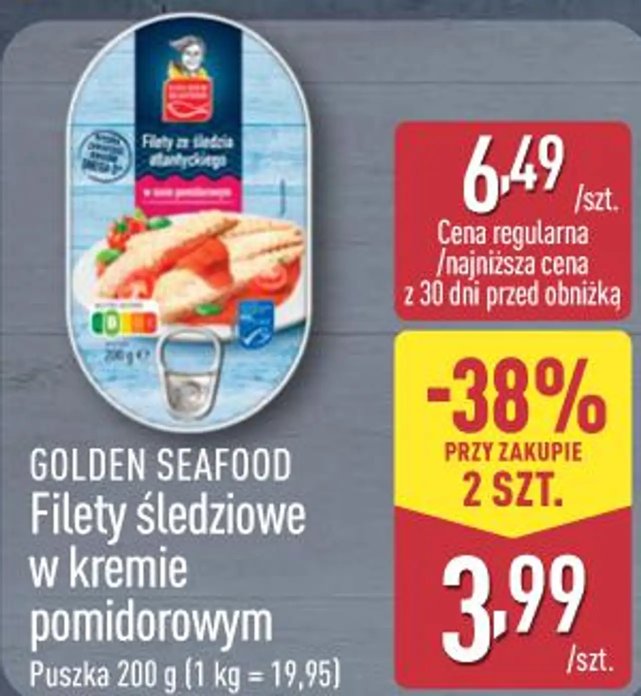 Golden Seafood Filety śledziowe w kremie pomidorowym