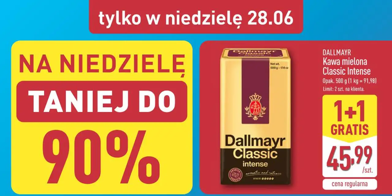 Dallmayr Kawa mielona Classic Intense