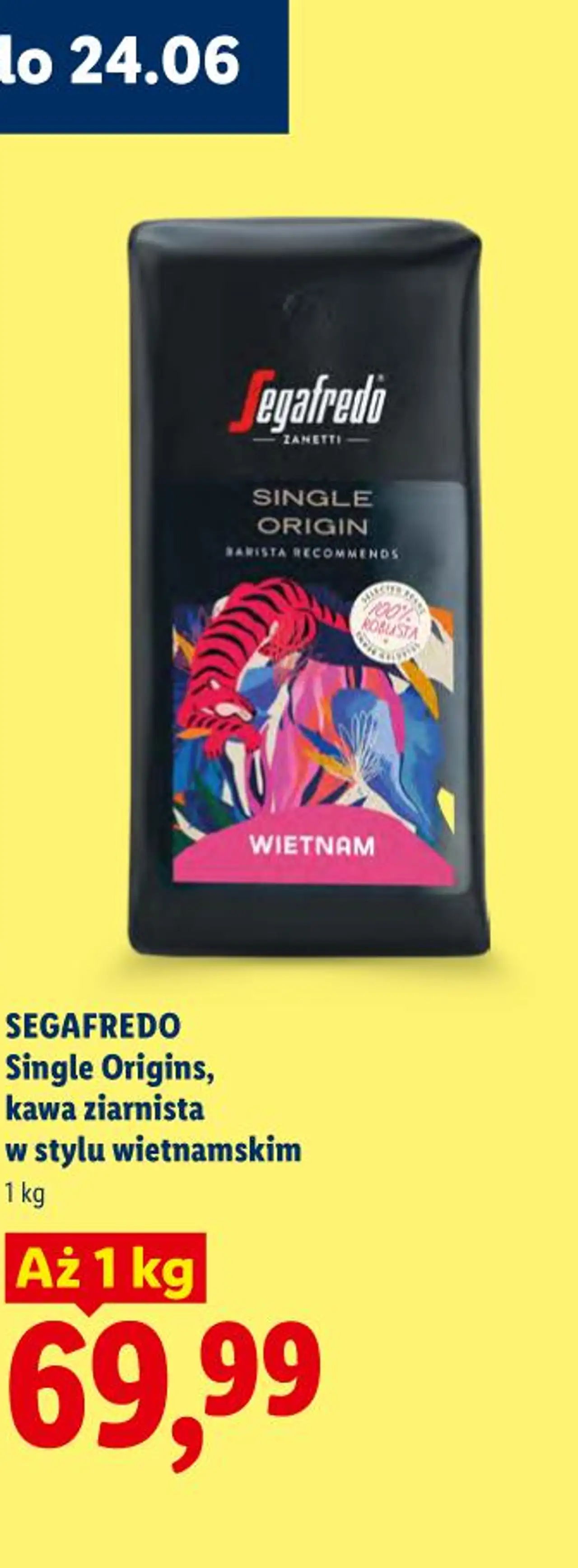 Segafredo Single Origins, kawa ziarnista w stylu wietnamskim