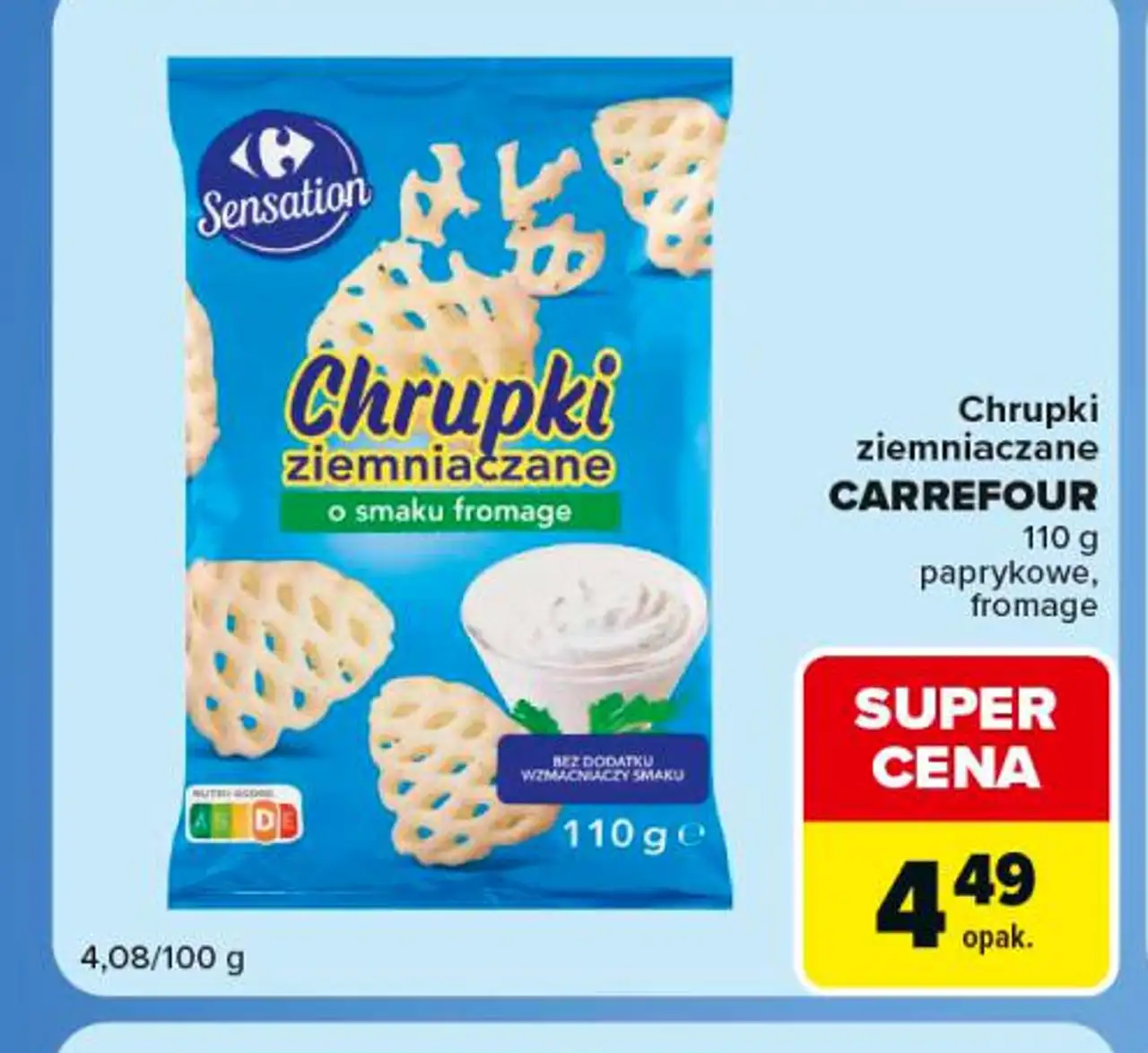 Chrupki ziemniaczane Carrefour Sensation