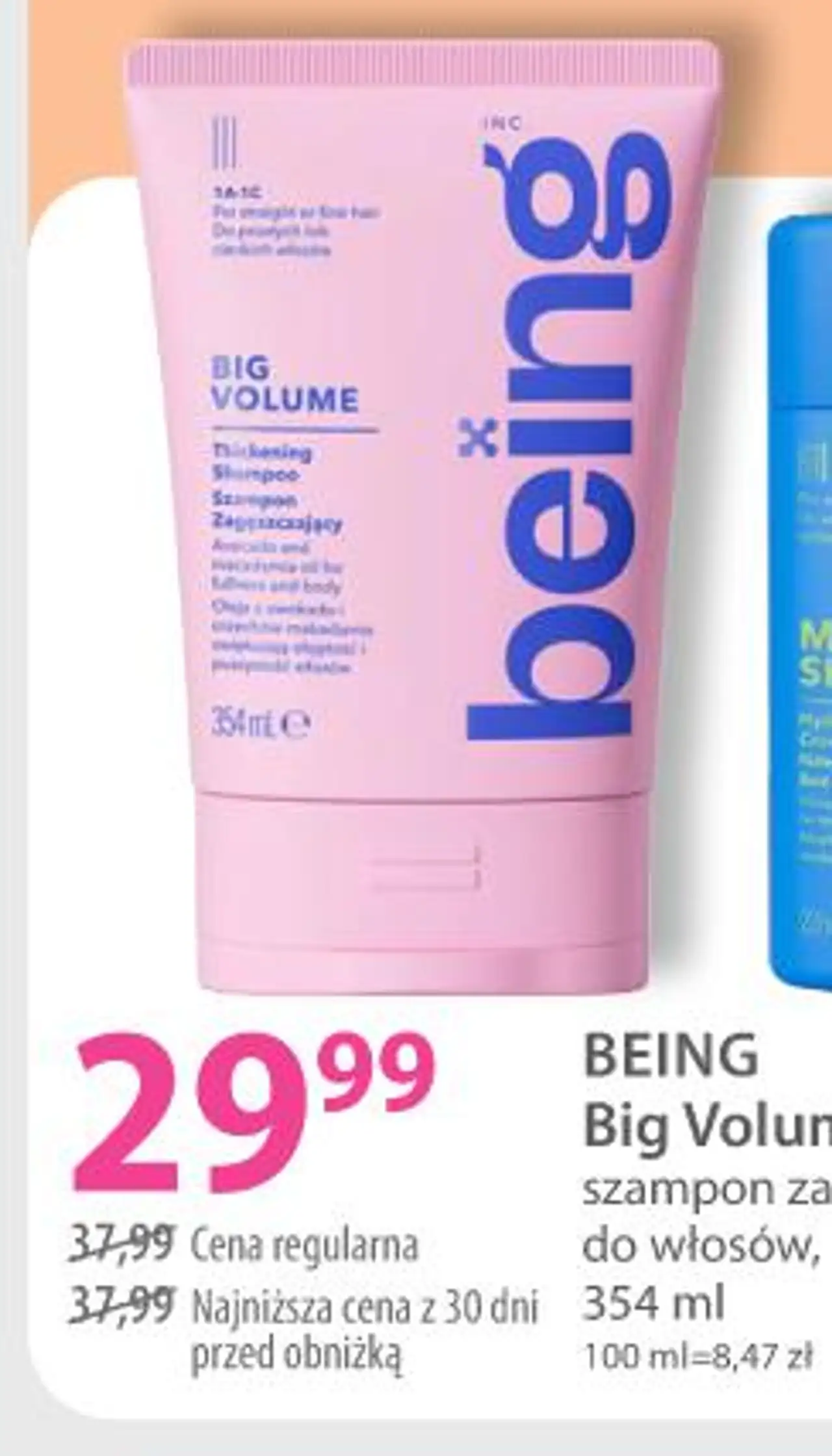 BEING Big Volume szampon zagęszczający do włosów