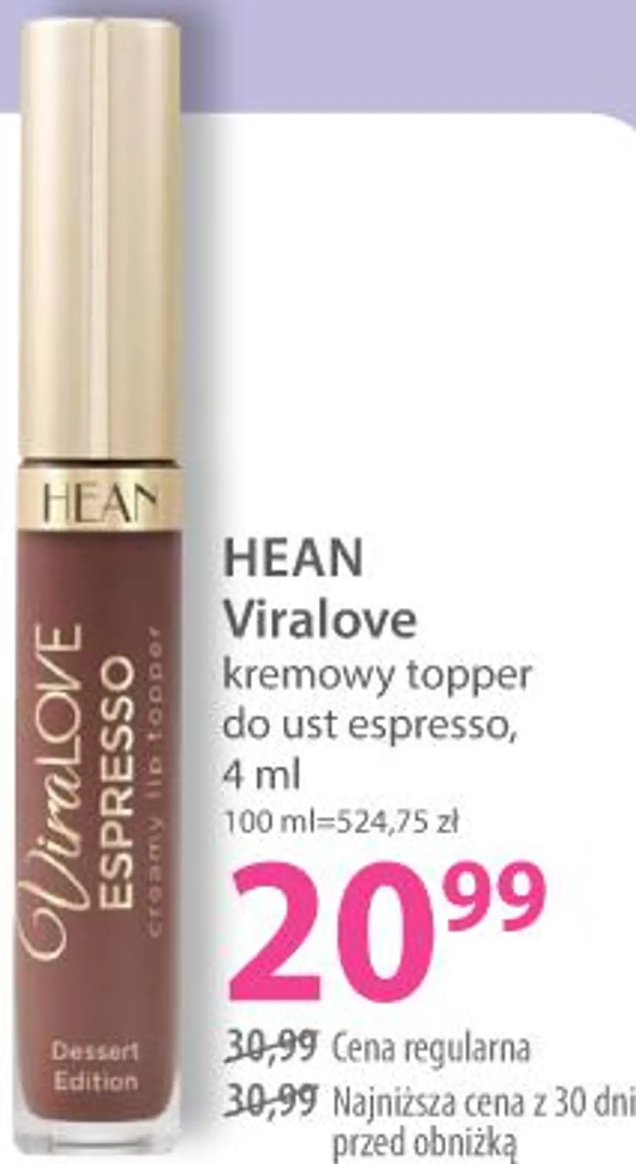 HEAN Viralove kremowy topper do ust