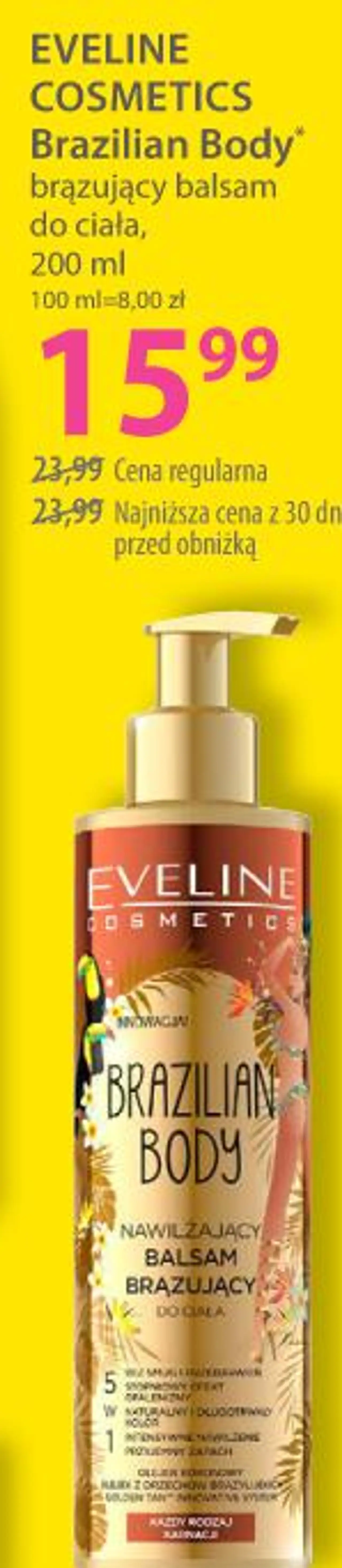 Eveline Cosmetics Brazilian Body brązujący balsam do ciała