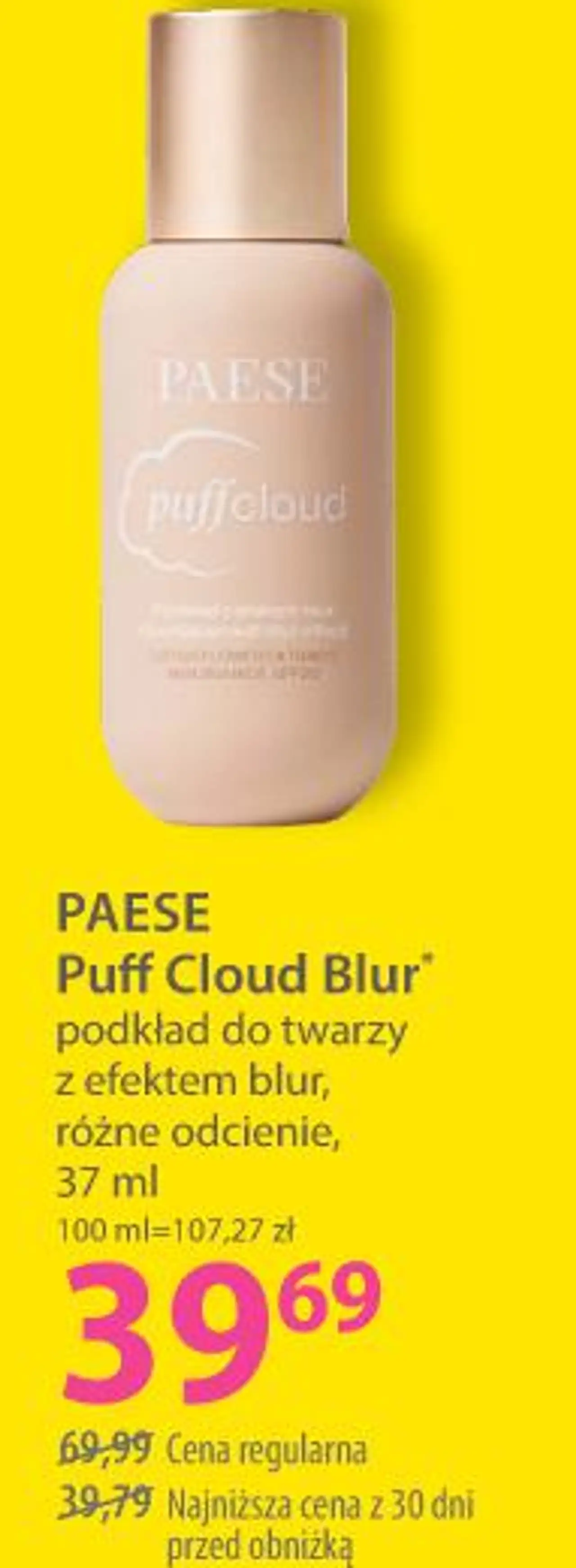 Paese Puff Cloud Blur podkład do twarzy