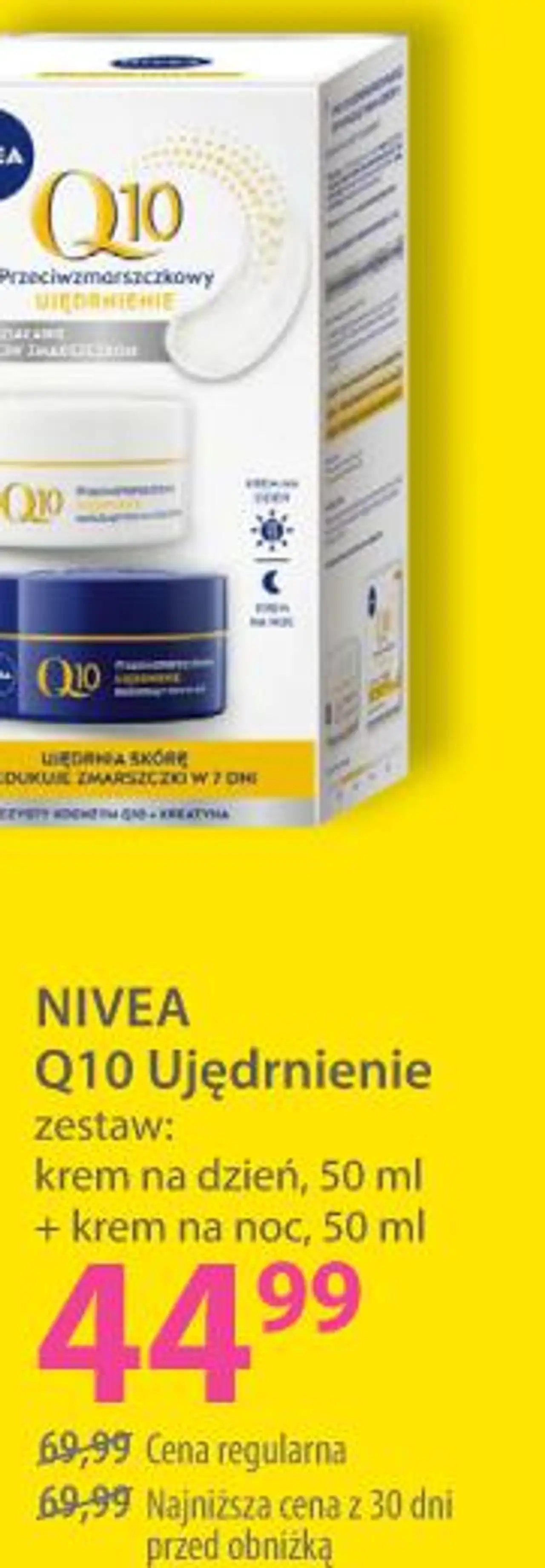 Nivea Q10 Ujędrnienie zestaw: krem na dzień + krem na noc