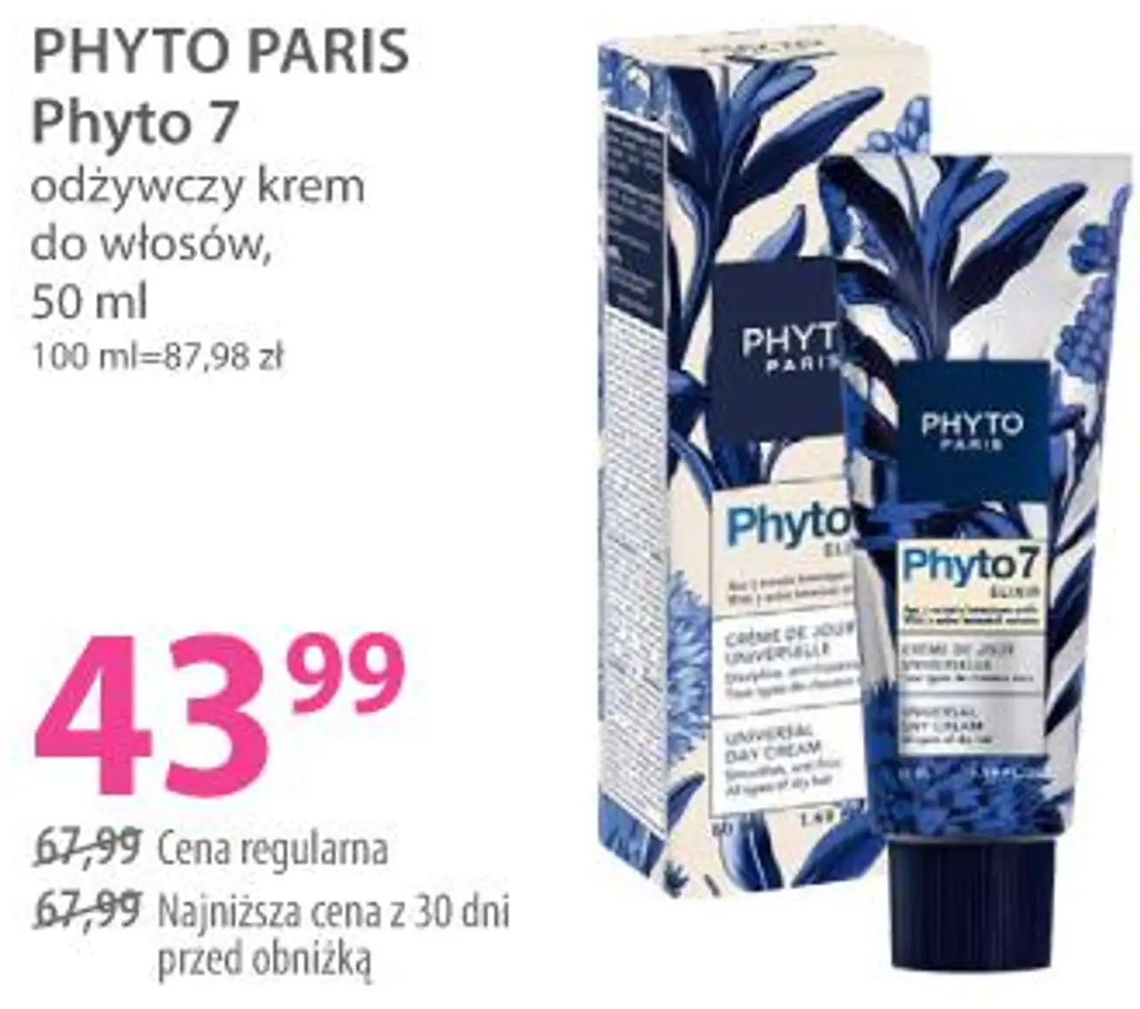 Phyto Paris Phyto 7 odżywczy krem do włosów