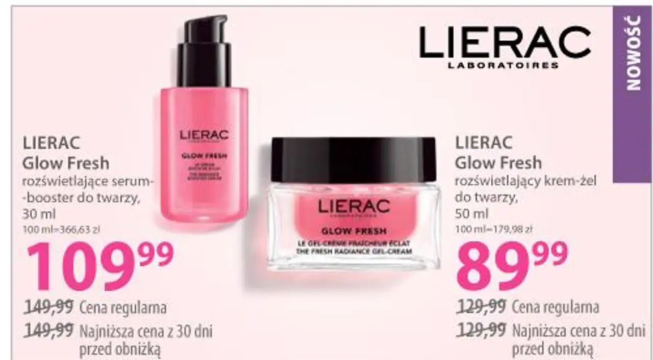 Lierac Glow Fresh serum lub krem-żel