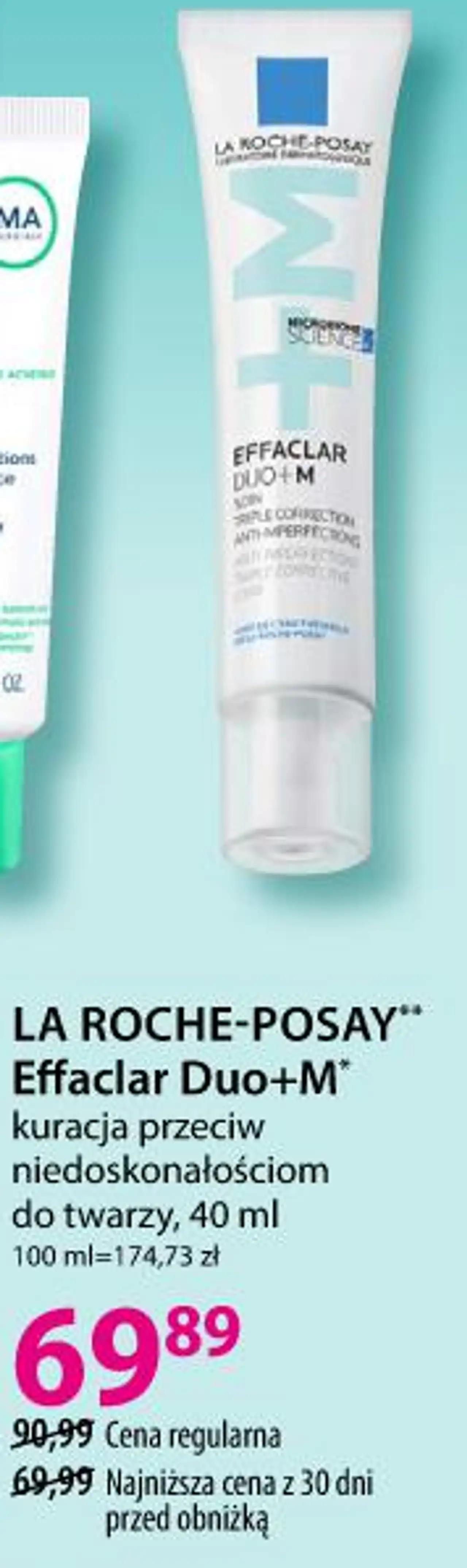 LA ROCHE-POSAY Effaclar Duo+M kuracja przeciw niedoskonałościom do twarzy