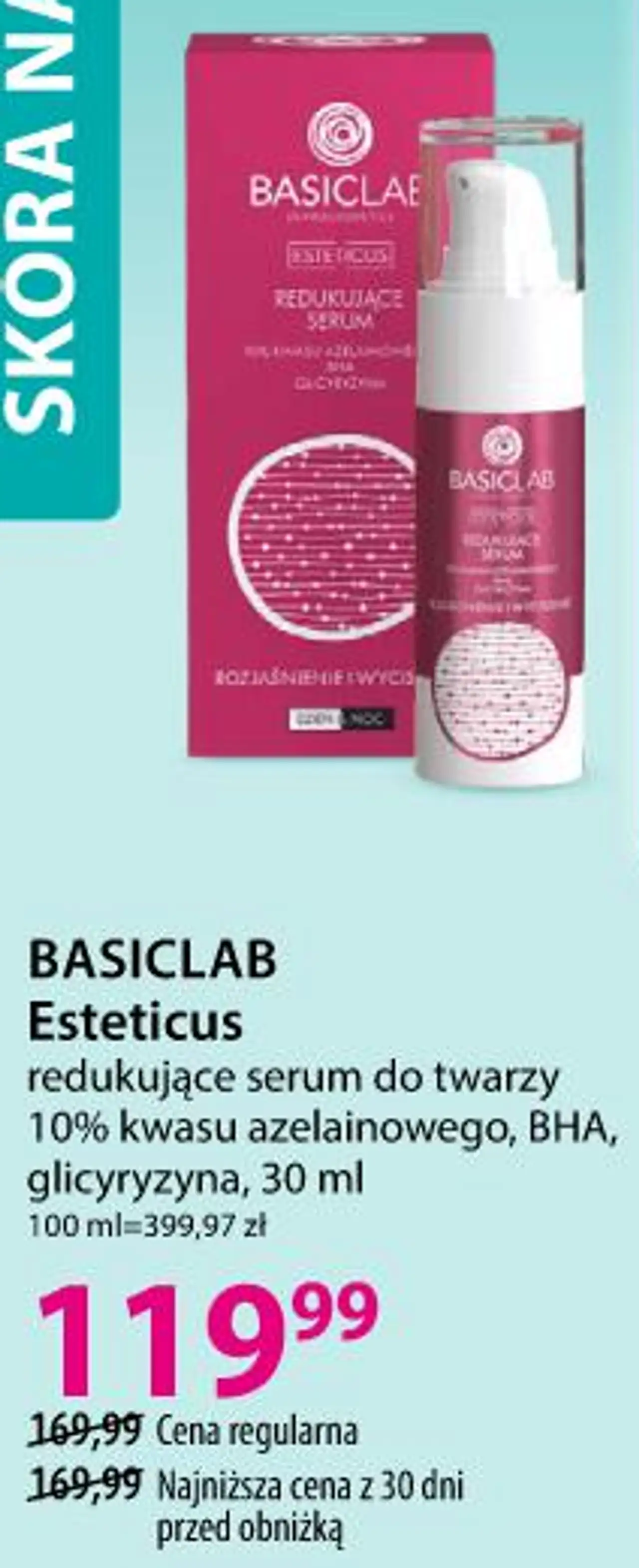 BASICLAB Esteticus redukujące serum do twarzy