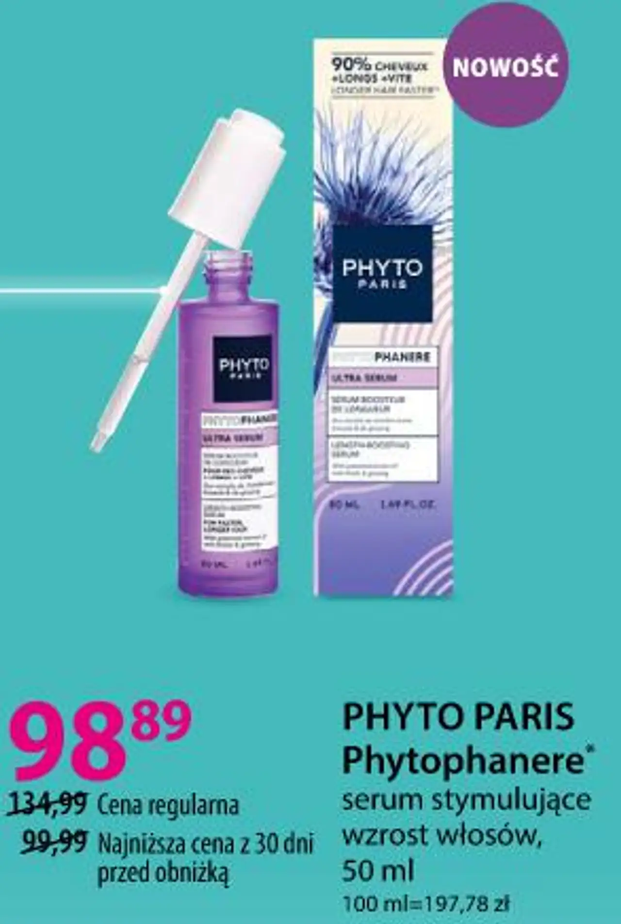 PHYTO PARIS PHYTOPHANERE serum stymulujące wzrost włosów