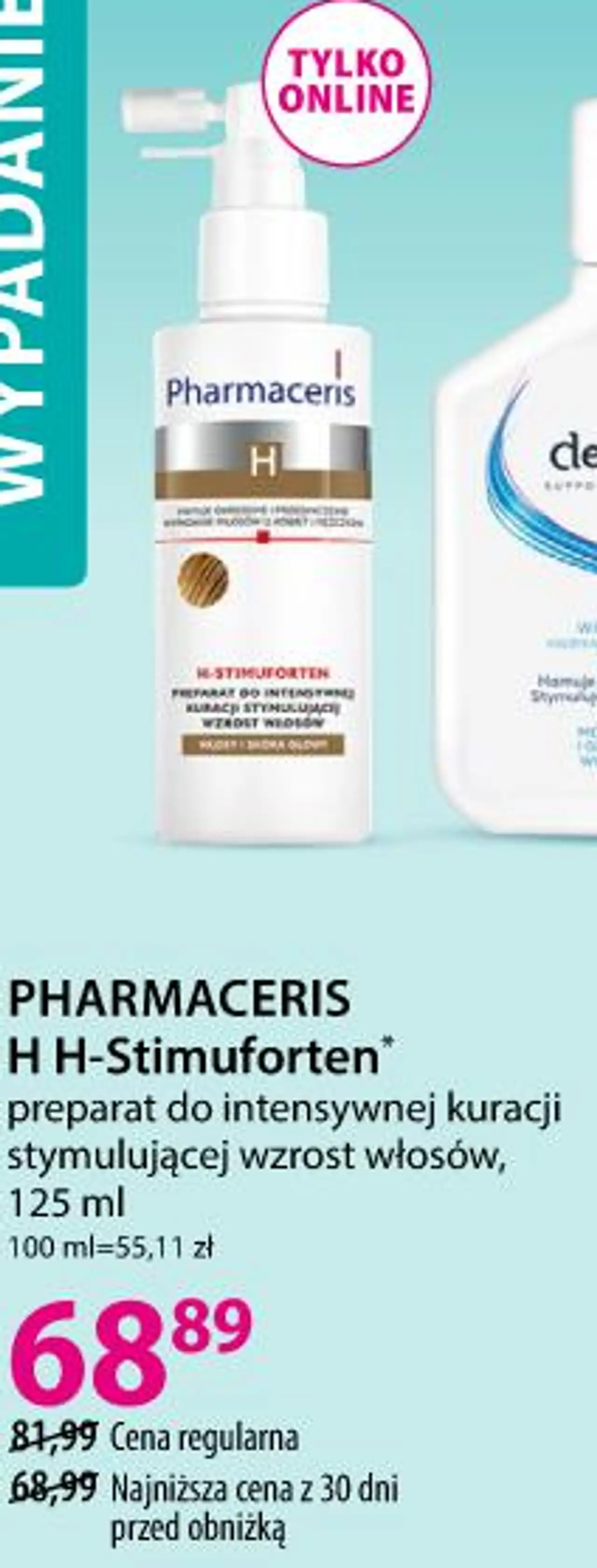 PHARMACERIS H H-Stimuforten preparat do intensywnej kuracji stymulującej wzrost włosów