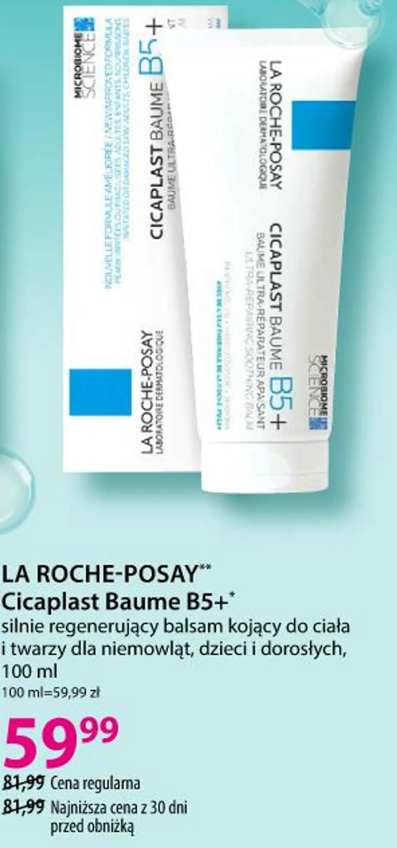 La Roche-Posay Cicaplast Baume B5+ silnie regenerujący balsam kojący do ciała i twarzy