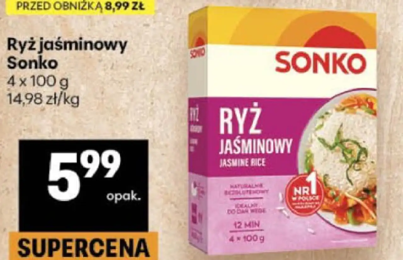 Ryż jaśminowy Sonko