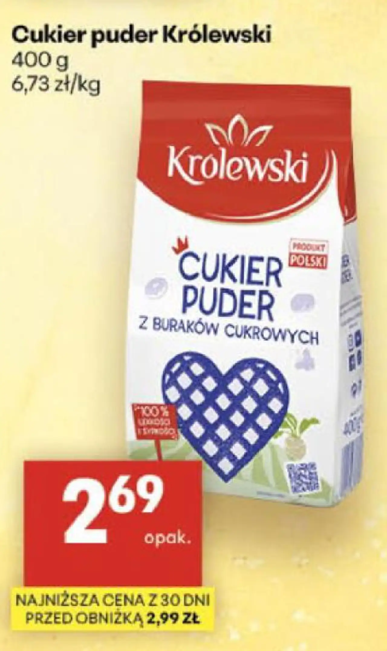 Cukier puder Królewski