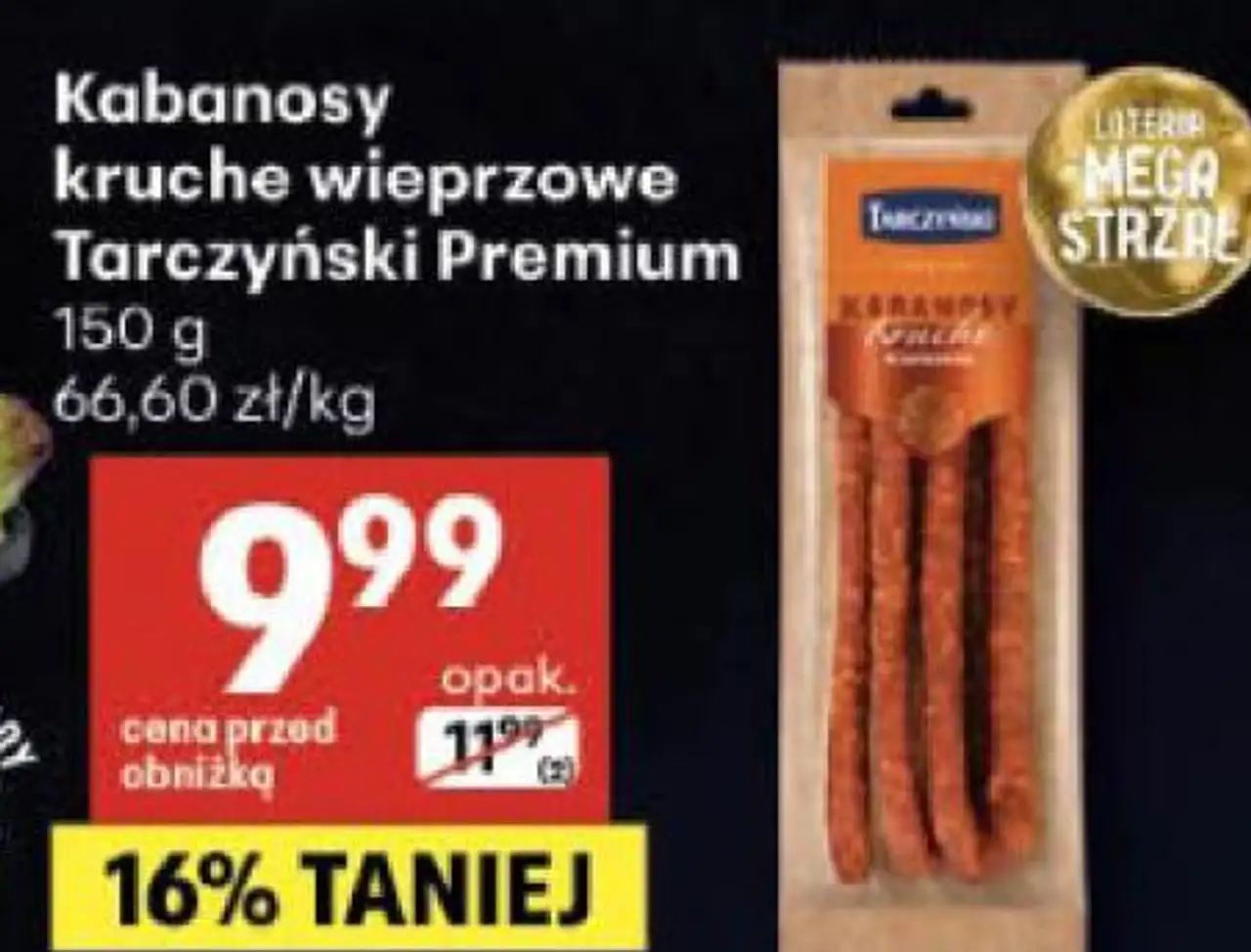 Kabanosy kruche wieprzowe Tarczyński Premium