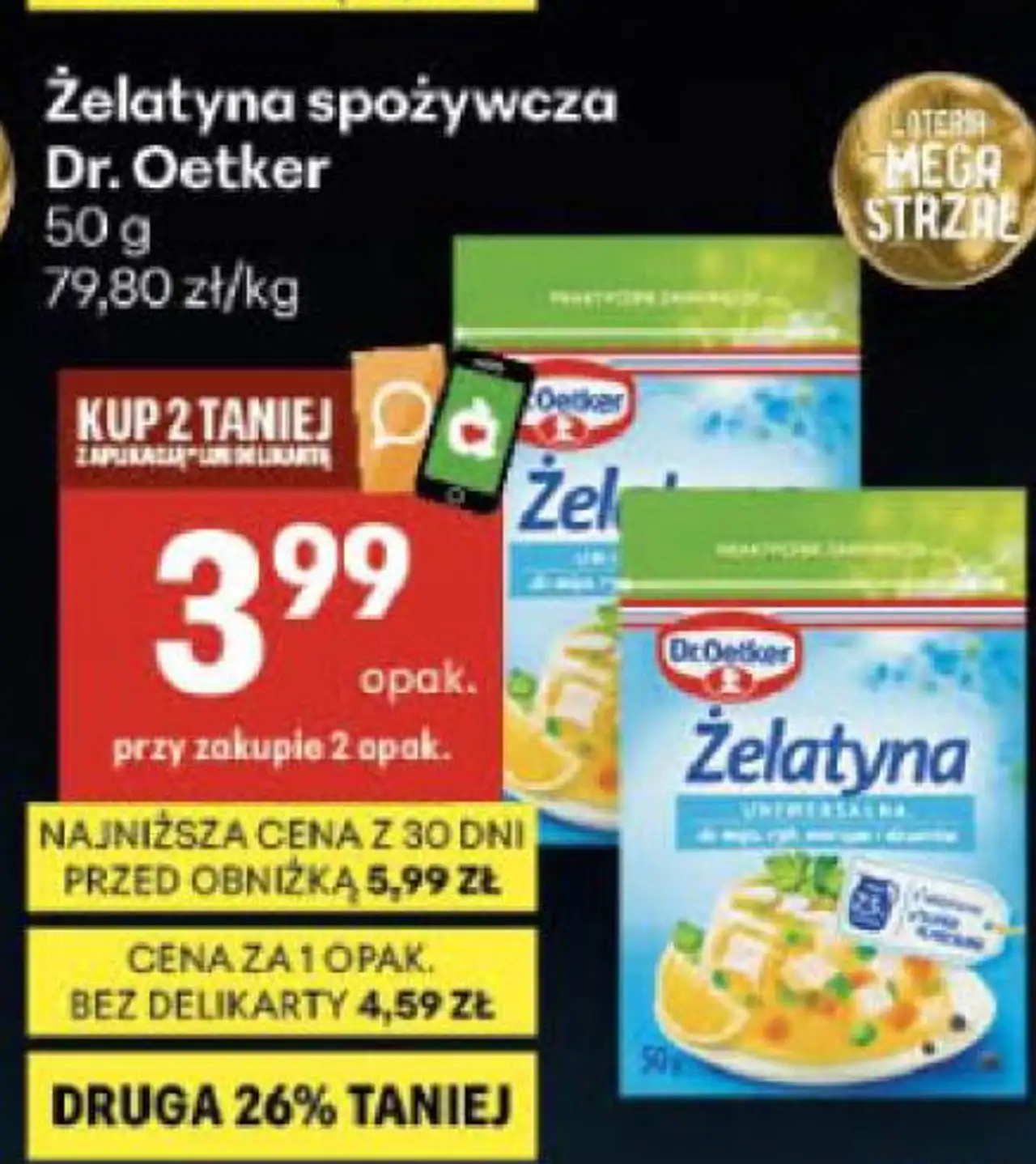 Żelatyna spożywcza Dr. Oetker