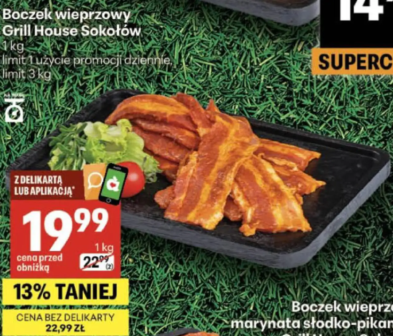 Boczek wieprzowy Grill House Sokołów