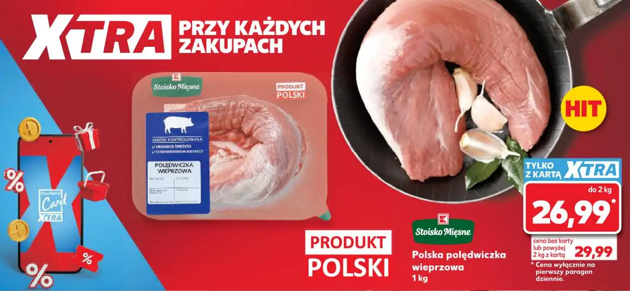 Stoisko Mięsne Polska polędwiczka wieprzowa 1 kg