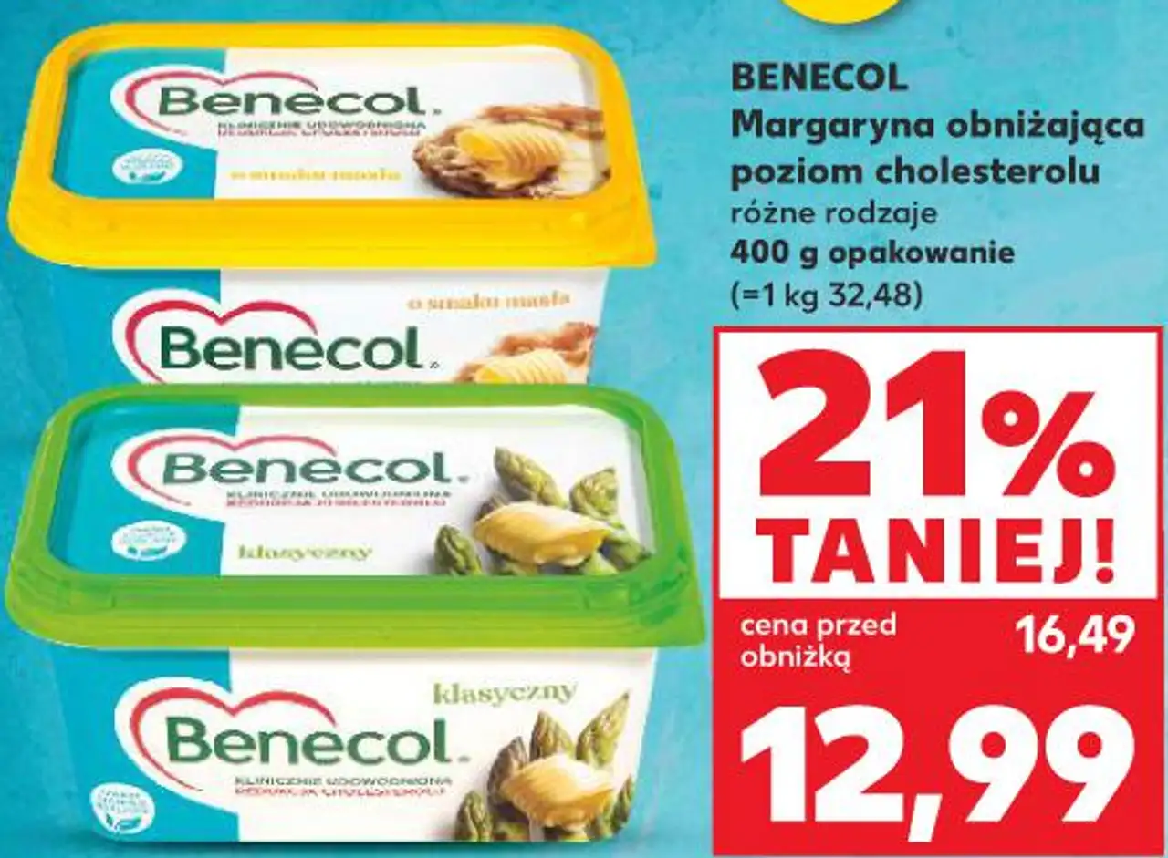 Benecol Margaryna obniżająca poziom cholesterolu