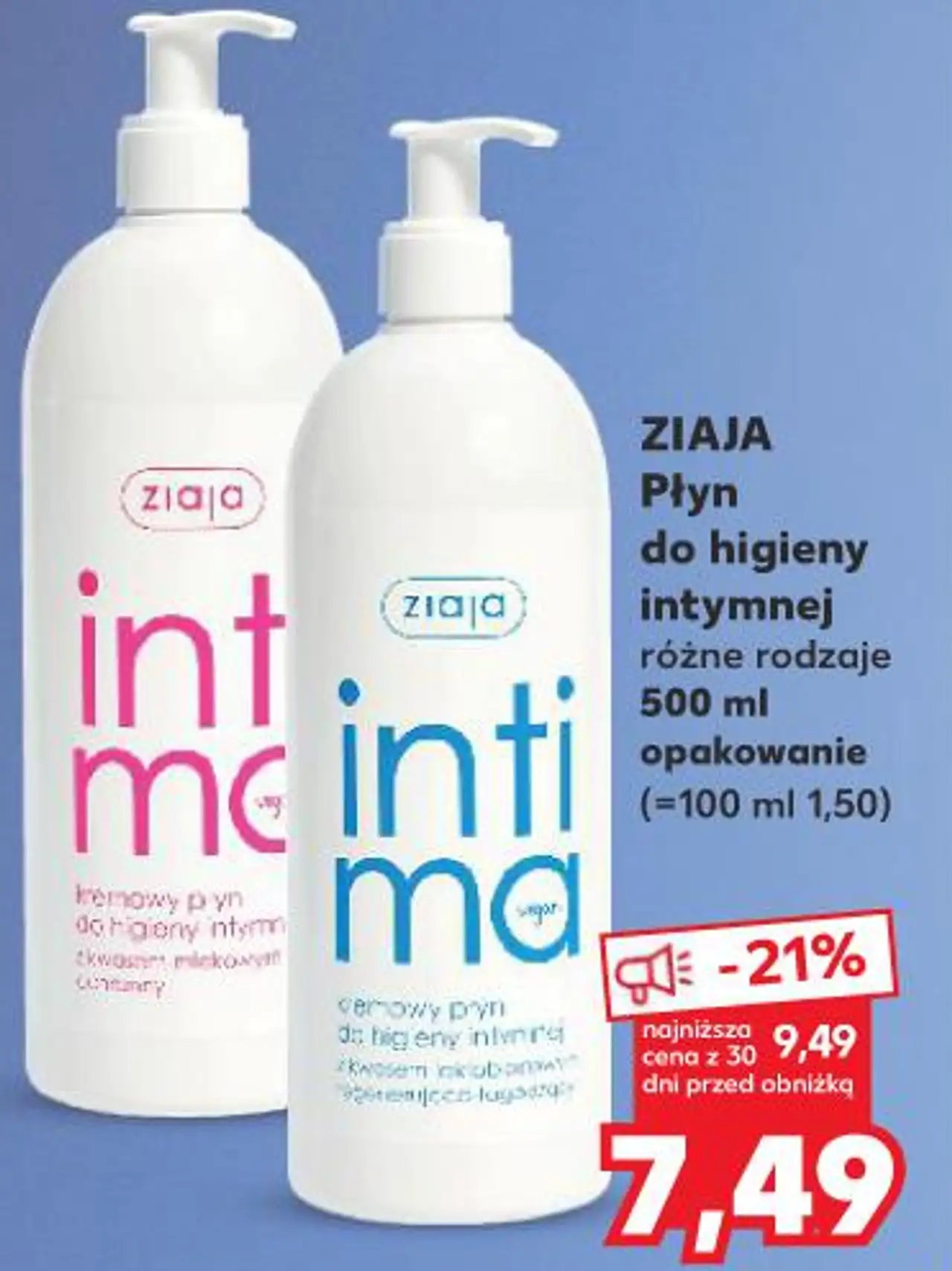 ZIAJA Płyn do higieny intymnej