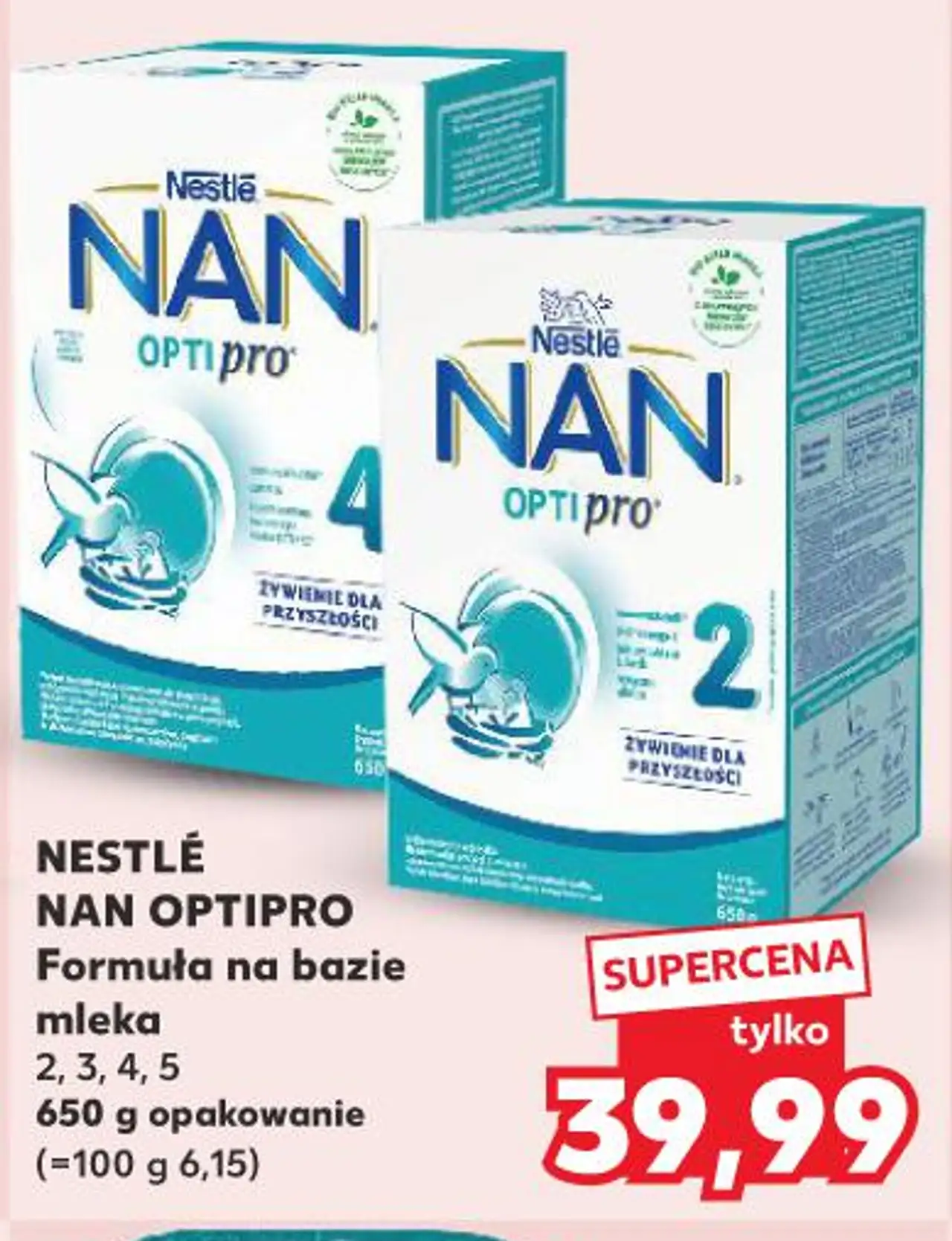 Nestlé Nan Optipro Formuła na bazie mleka