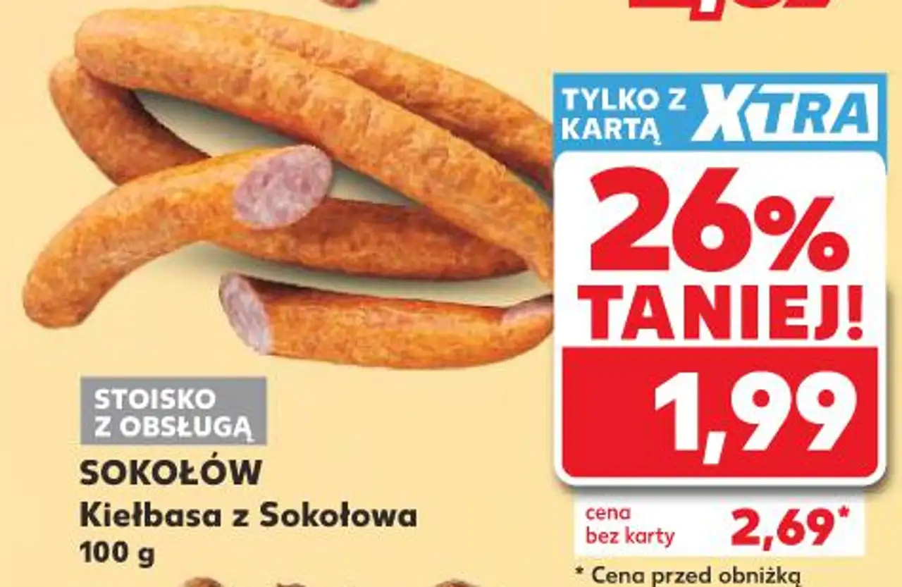 SOKOŁÓW Kiełbasa z Sokołowa 100 g