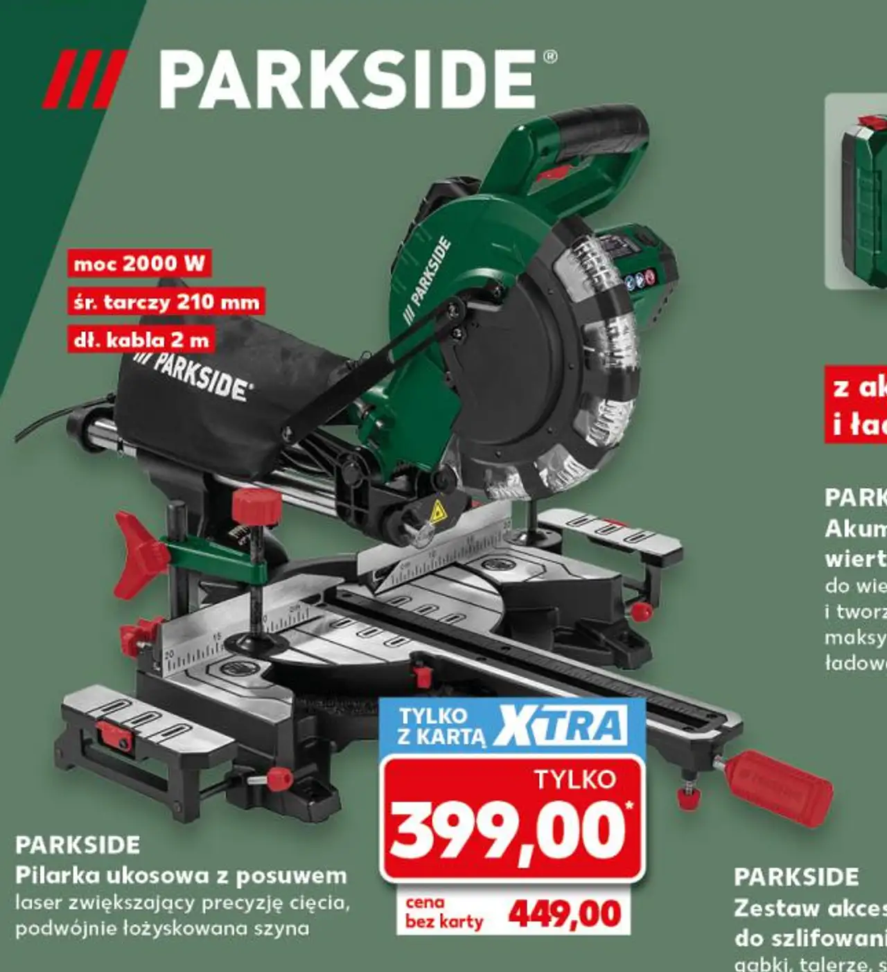 PARKSIDE Pilarka ukosowa z posuwem