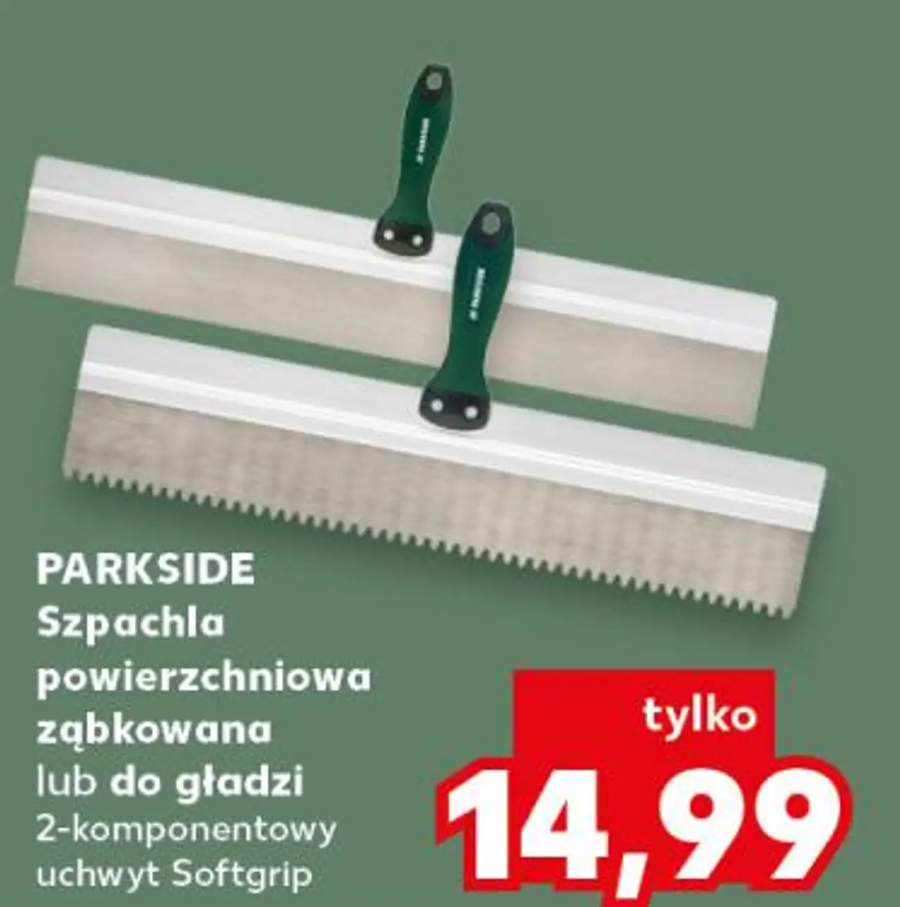 PARKSIDE Szpachla powierzchniowa ząbkowana lub do gładzi