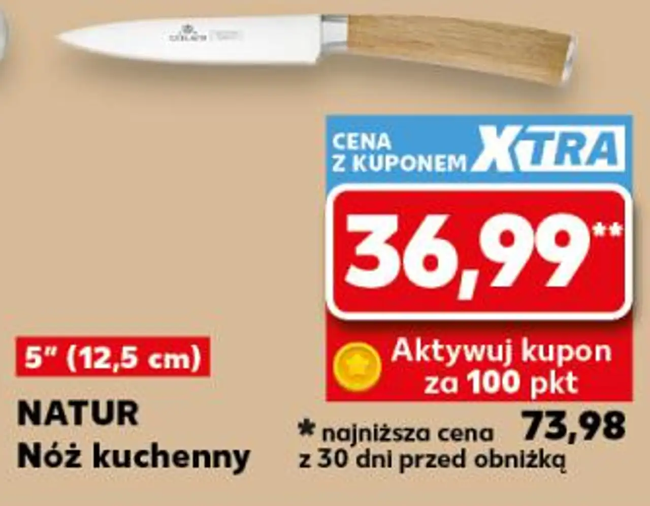 GERLACH NATUR Nóż kuchenny 5" (12,5 cm)