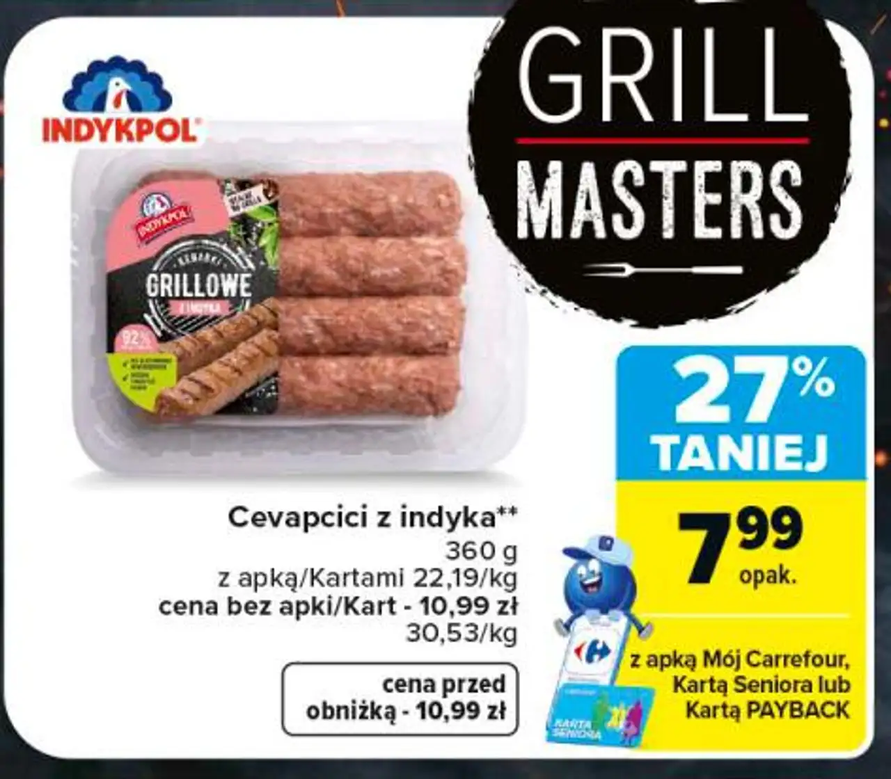 Cevapcici z indyka INDYKPOL