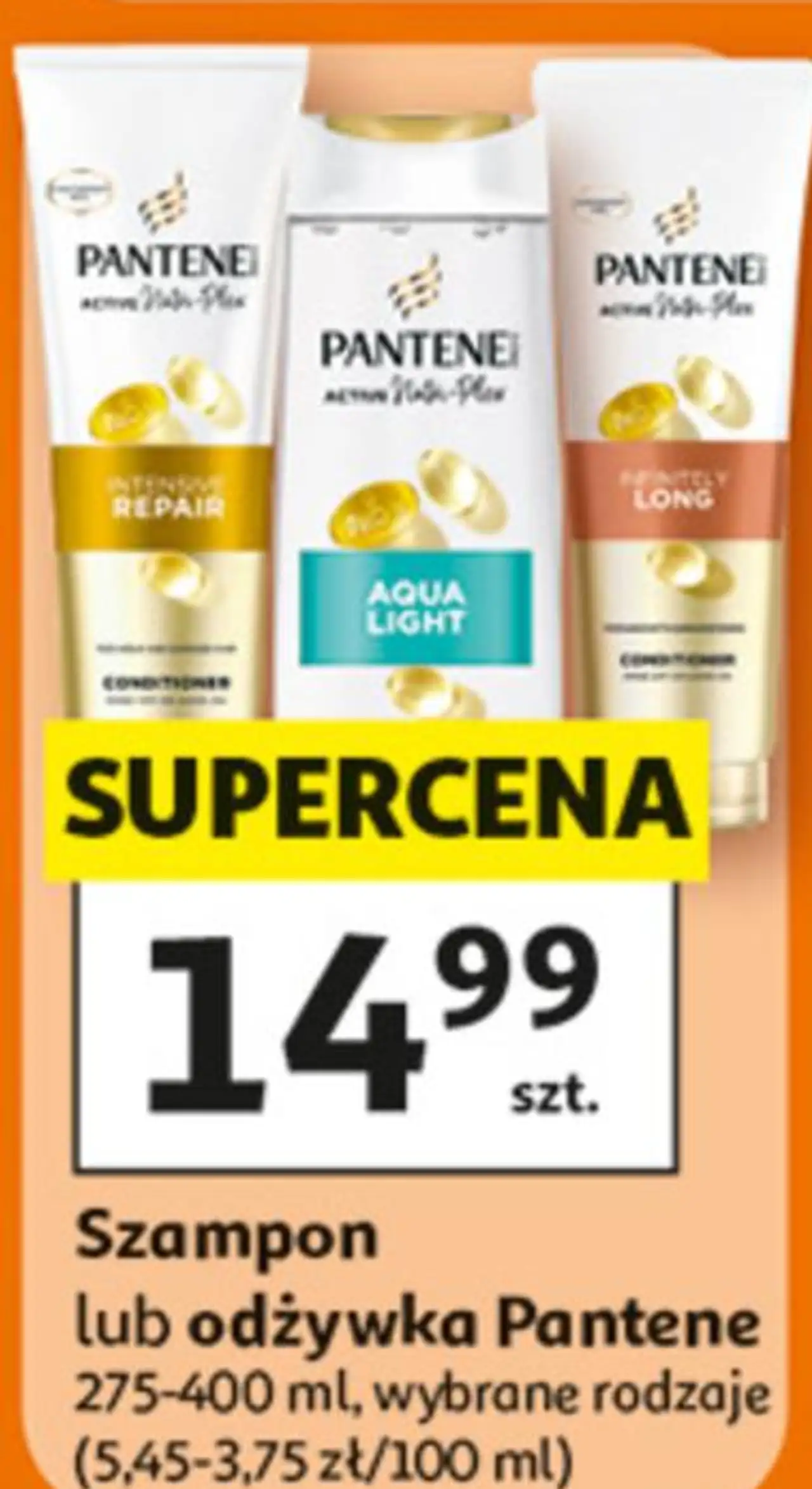 Szampon lub odżywka Pantene