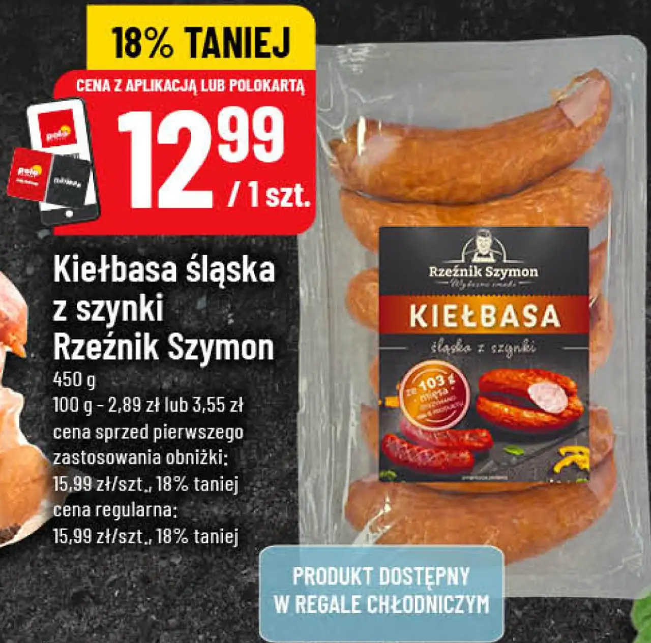 Kiełbasa śląska z szynki Rzeźnik Szymon