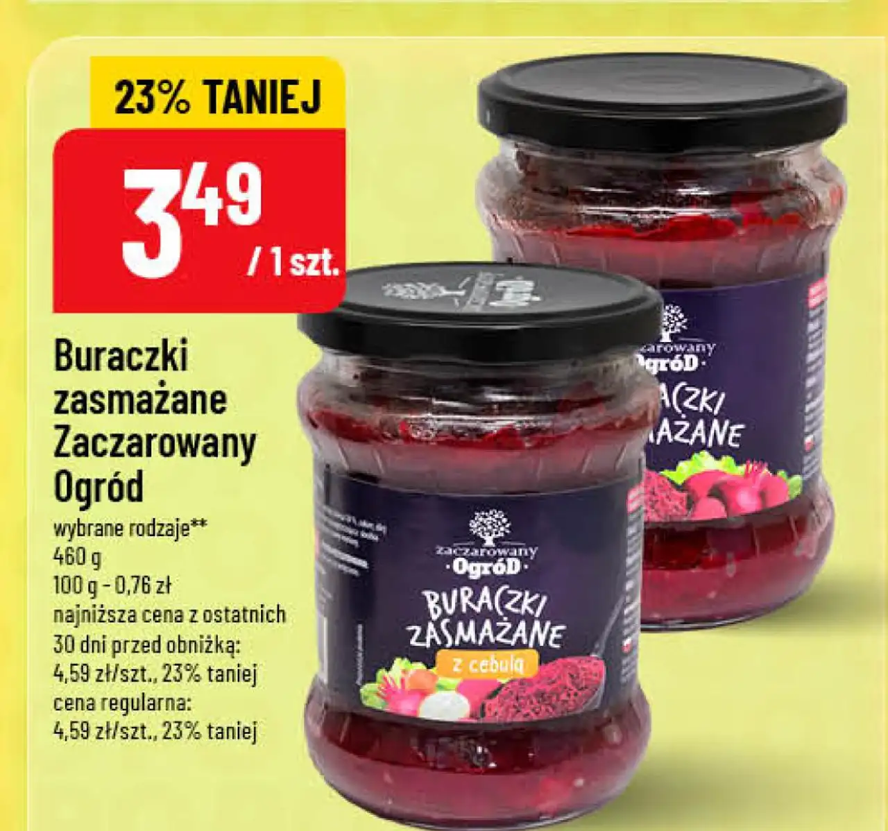 Buraczki zasmażane Zaczarowany Ogród