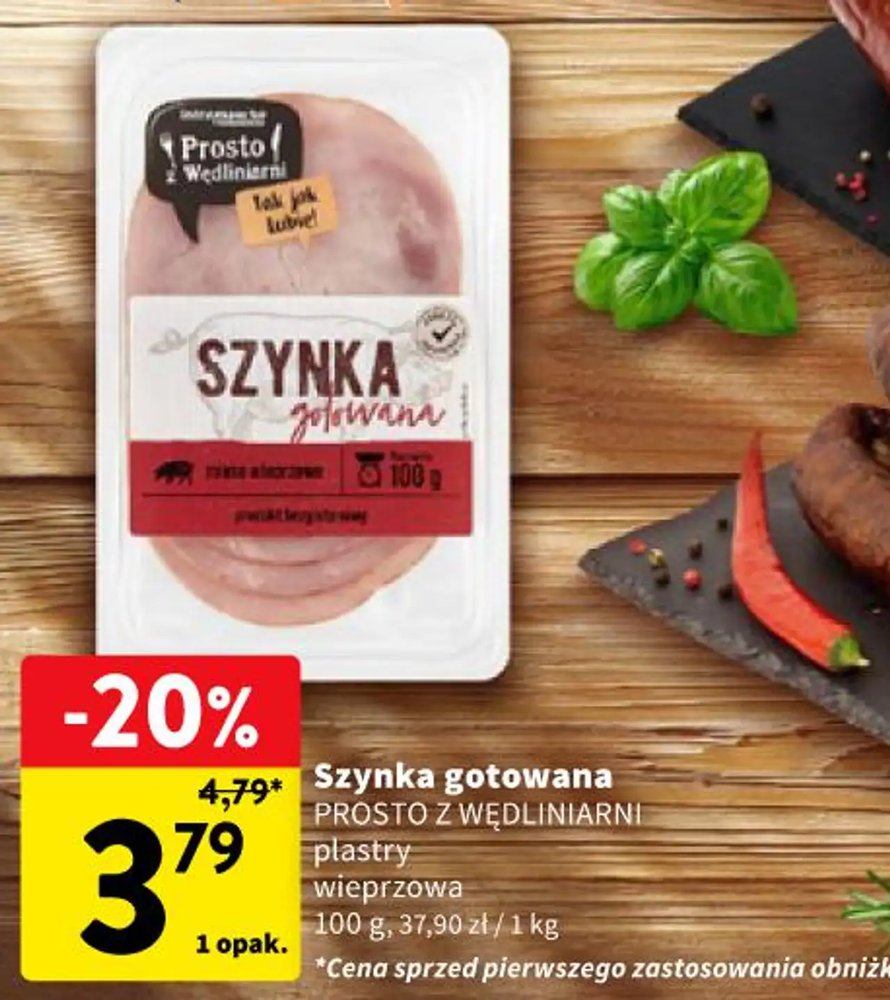Szynka gotowana PROSTO Z WĘDLINIARNI