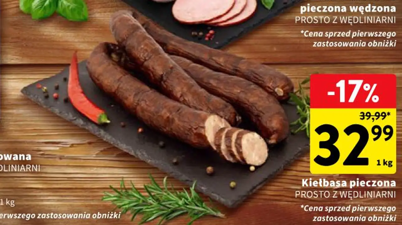 Kiełbasa pieczona PROSTO Z WĘDLINIARNI